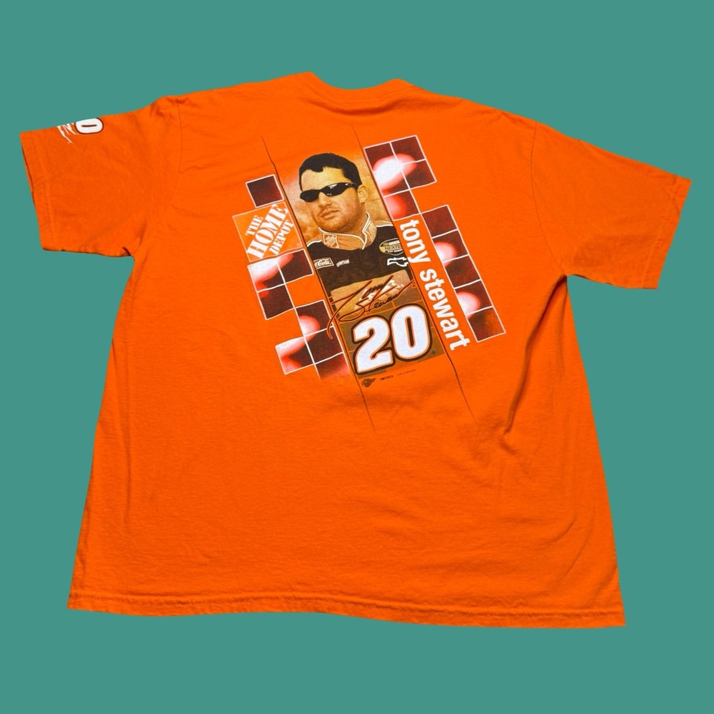 Winner's Circle Home Depot Tony Stewart NASCAR Racing T Shirt Mens XL